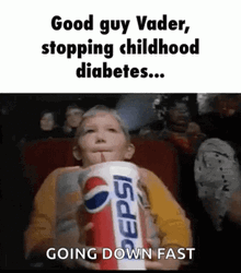 Vader Stop Childhood Diabeetus GIF