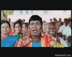 Vadivelu Laugh Play Dead GIF