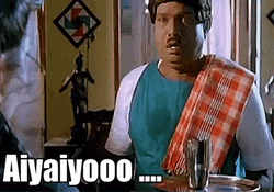 Vadivelu Nervous Scared No GIF