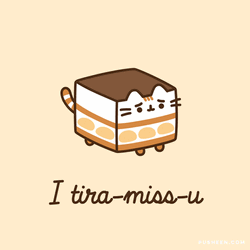 Valentine Day Cake Tiramisu I Miss You GIF