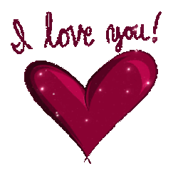 Valentine Love You Sticker GIF