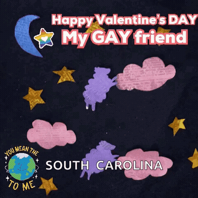 Valentine's Day Card From South Carolina GIF