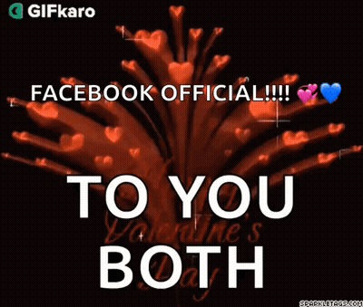 Valentine's Day Greeting Facebook Official To You Both