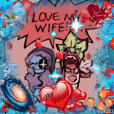 Valentine's Day Heart Saying My Heart GIF