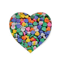 Valentine's Day Heart Stickers GIF