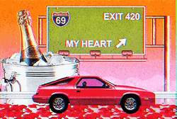 Valentine's Exit 420 Card GIF