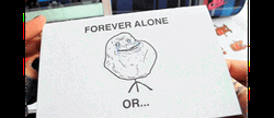 Valentine's Forever Alone Meme GIF