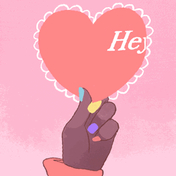 Valentine's Hey Girl You Cute GIF