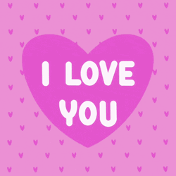 Valentine's Pink I Love You GIF