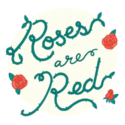 Valentine's Quote Roses Are Red GIF