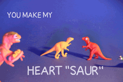 Valentine's You Make My Heart Saur GIF