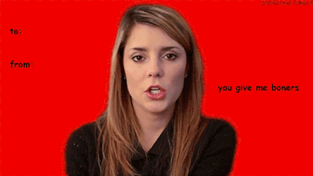 Valentines Day Frustrated Lady Controlling Emotions GIF