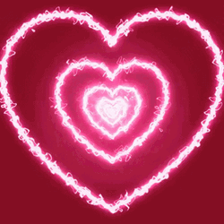 Valentines Day Heart Tunnel GIF