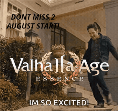 Valhalla Age Essence Movie Poster Man Walking Down Stairs GIF