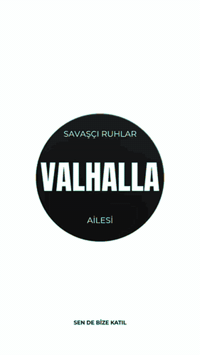 Valhalla Ailesi Book Cover With Rainbow Colors GIF