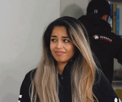 Valkyrae Nervous Laugh GIF