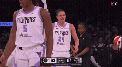 Valkyries Vs Thunder Basketball Game GIF