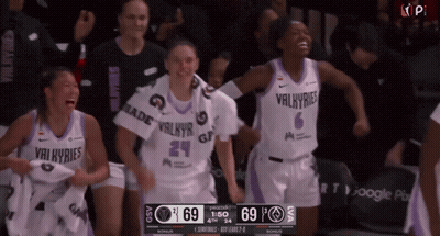 Valkyries Vs Thunder Basketball Game GIF