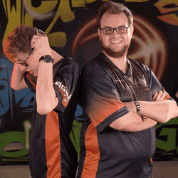 Valorant Gamers Back To Back Pose GIF