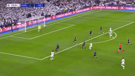 Valverde Kicks Ball And Scores A Goal GIF