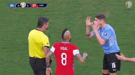 Valverde Shocked At Referee Decision GIF