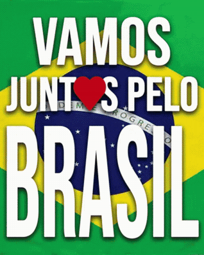Vamos Juntos Pelo Brasil Poster GIF