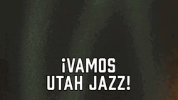 Vamos Utah Jazz Graphic Design GIF
