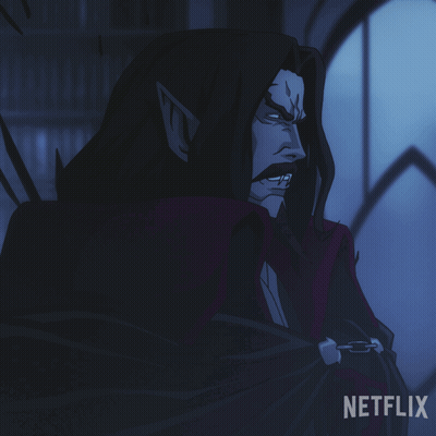 Vampire Cartoon With Netflix GIF