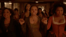 Vampire Diaries Women Hold Hands Cast Spell