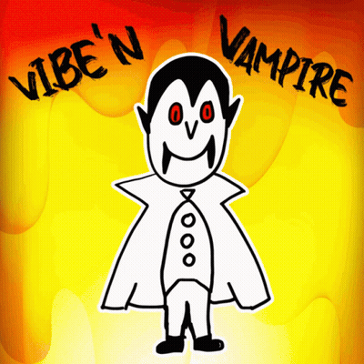 Vampire Saying Vibe 'N Vampire GIF