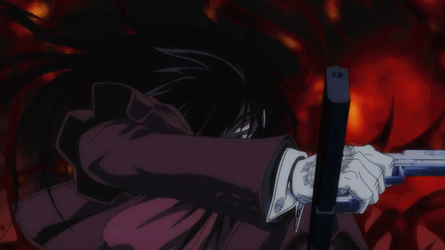 Van Hellsing Cross Guns GIF