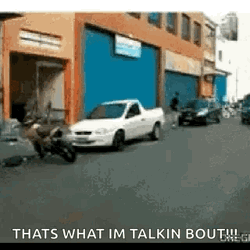 Van With Very Strong Brakes GIF