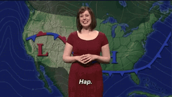 Vanessa Bayer Hap Sweater Weather Snl GIF