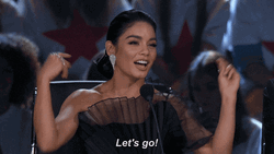 Vanessa Hudgens Panel JudgeFox Let's Go GIF