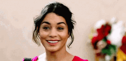 Vanessa Hudgens Reacting With Big Smile GIF