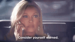 Vanessa Williams Warning Via Phone GIF