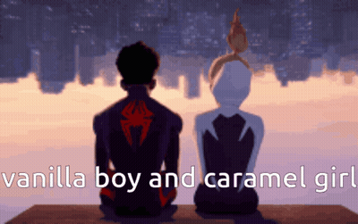 Vanilla Boy And Caramel Girl Cartoon GIF