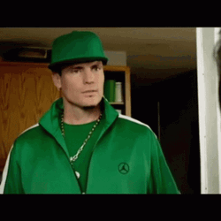 Vanilla Ice Green Outfit GIF