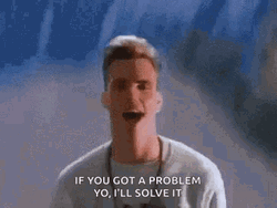 Vanilla Ice Singing Ice Ice Baby Got Problem GIF