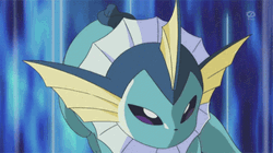 Vaporeon Pokemon Bubbles GIF