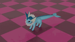 Vaporeon Water Pokemon Vapo Rub GIF