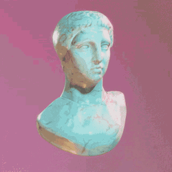 Vaporwave Goddess Venus GIF