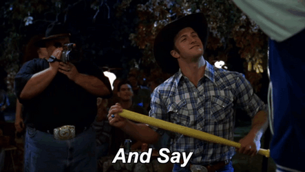 Varsity Blues Charlie Tweeder Holding A Bat GIF