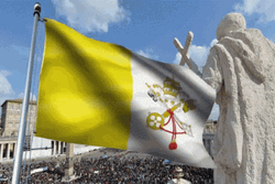 Vatican City Church Flag GIF
