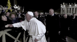 Vatican City Handshaking Pope GIF