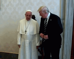 Vatican City Pope And Trump GIF