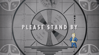 Vault Boy Thumbs Up Please Stand By GIF