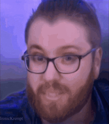 Vaush Aging Face Filter GIF