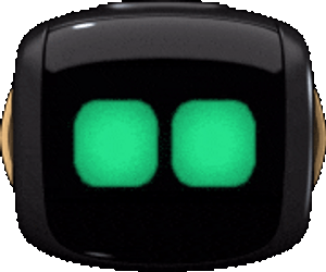 Vector Home Robot Running Eye GIF