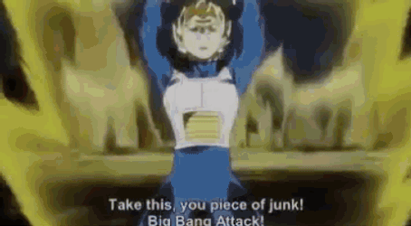 Vegeta Attack GIF